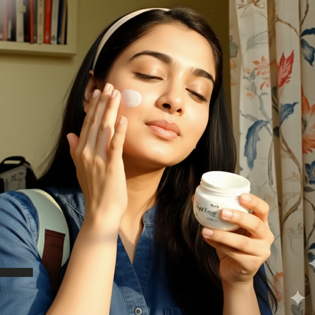 Observing skin improvement